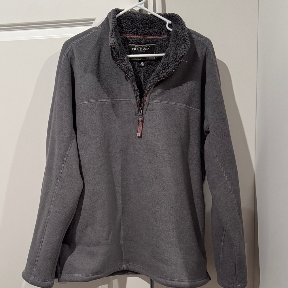 True Grit Charcoal Quarter-Zip Pullover